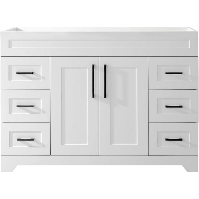 36” Luxurious Bathroom Vanity with Ceramic Sink Combo, White Bathroom