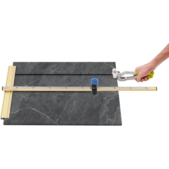 36" Manual Tile Cutting Tool Heavy Duty Portable Tile Cutter with 20 Roller Base System for Stable Accurate Cuts on All Tile Types for Home Renovation and DIY