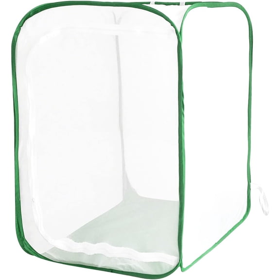 36" Mesh Plant Enclosure, Foldable Mesh Cage for Breeding, Grow Tent Plant Cover for Fruit, Vegetables, Pests, Bird and Pest Protection Guard for Flowers and Herbs Pop-Up Cage