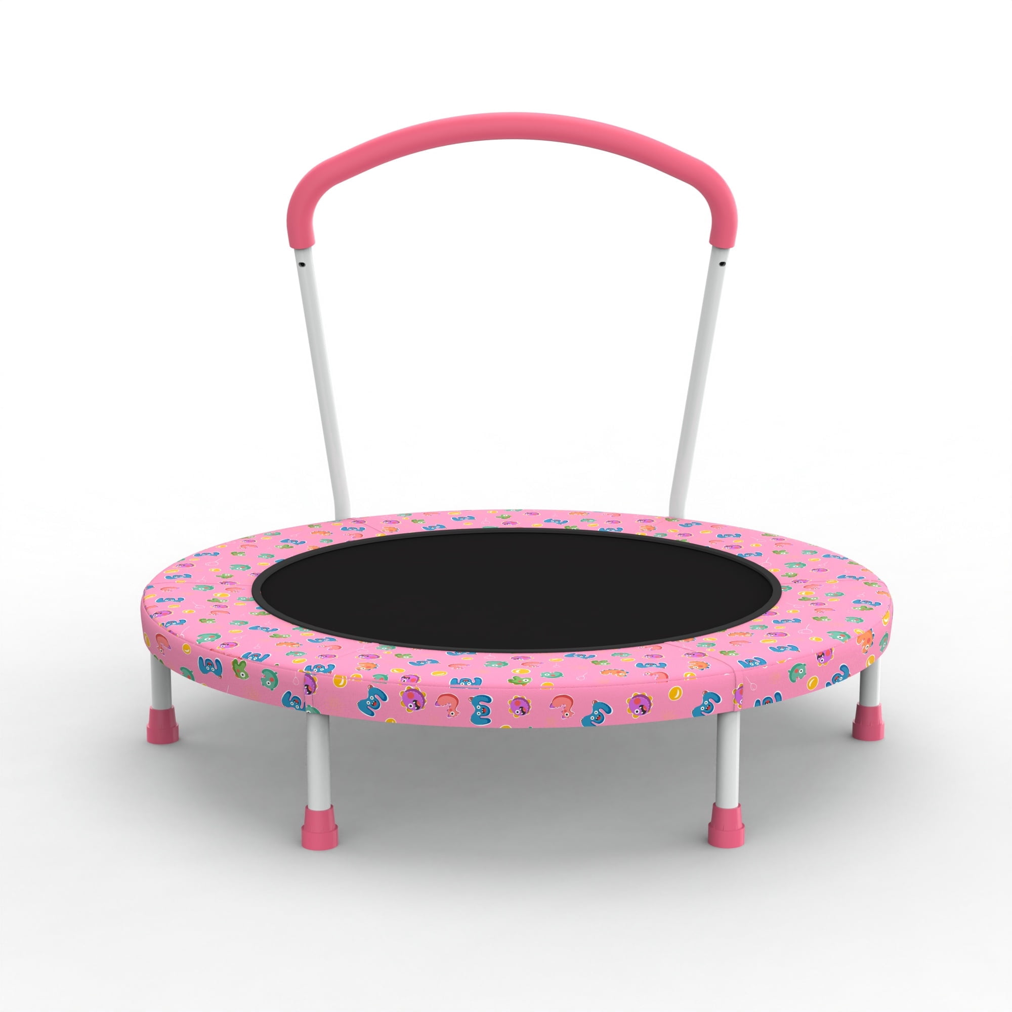 36" Mini Trampoline for Kids, SHINPT Trampoline for Toddlers for Birthday Gift, 36in Toddler Trampoline with Handle, Indoor/Outdoor Kids Trampoline, Small Trampoline for Yard, Lawn, Garden, Backyard