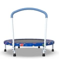 thumbnail image 1 of 36" Mini Trampoline for Kids Ages 1-6, SHINPT Trampoline for Toddlers for Birthday Gift, 36in Toddler Trampoline Indoor/Outdoor with Handle, Small Trampoline for Yard, Lawn, Garden, Backyard, 1 of 8