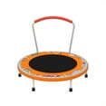 thumbnail image 1 of 36" Mini Trampoline for Kids with Handle, Toddler Trampoline, Exercise Rebounder with Foam Handle, Indoor Trampoline, Kids Mini Trampoline, Small Rebounder Trampoline for Indoor and Outdoor Use, 1 of 6