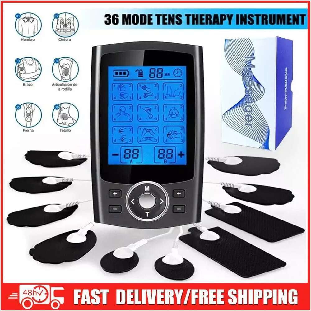 36 Mode TENS Unit Muscle Stimulator MACchinne for Neck, Back, Sciatica ...