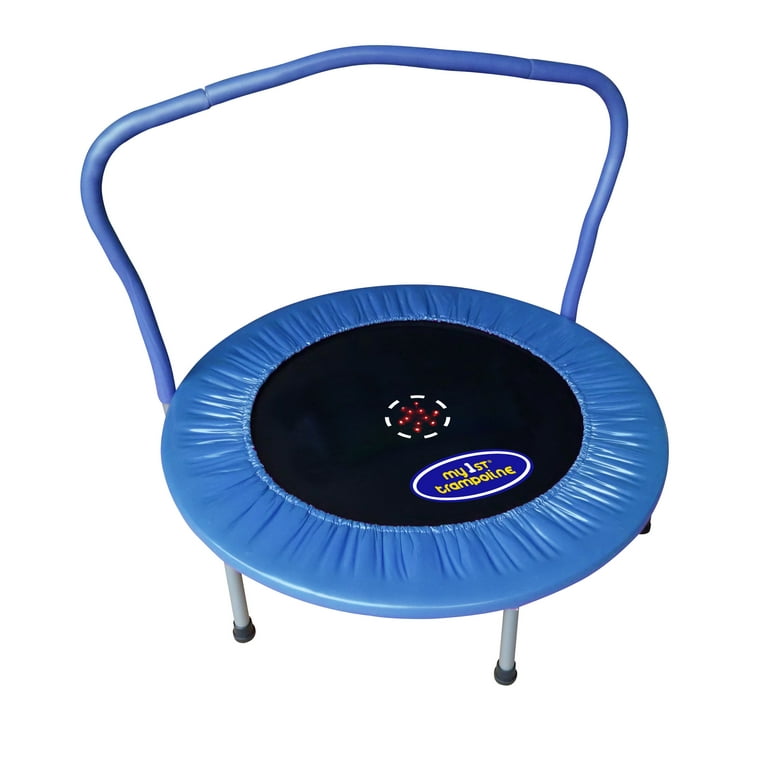 36 My First Trampoline with Mini Flash Litezone Blue Walmart