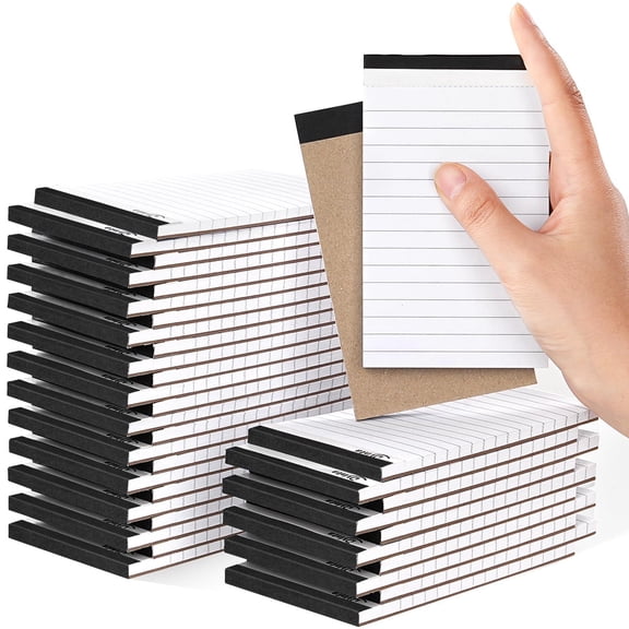 36 Note Pads  3x5 In Small Notepad 80gsm White Lined Scratch For Writing 45 Sheets Per Memo Pad Jotting Down Quick Notes Grocery And Shopping Lists