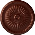 thumbnail image 1 of 36"OD x 1 1/2"P Juniper Ceiling Medallion (Fits Canopies up to 7"), Hand-Painted Antique Copper, 1 of 5
