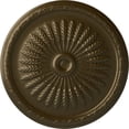 thumbnail image 1 of 36"OD x 1 1/2"P Juniper Ceiling Medallion (Fits Canopies up to 7"), Hand-Painted Brass, 1 of 5