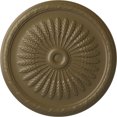thumbnail image 1 of 36"OD x 1 1/2"P Juniper Ceiling Medallion (Fits Canopies up to 7"), Hand-Painted Mississippi Mud, 1 of 5