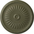 thumbnail image 1 of 36"OD x 1 1/2"P Juniper Ceiling Medallion (Fits Canopies up to 7"), Hand-Painted Painted Turtle, 1 of 5