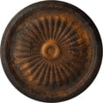 thumbnail image 1 of 36"OD x 1 1/2"P Juniper Ceiling Medallion (Fits Canopies up to 7"), Hand-Painted Rust, 1 of 5