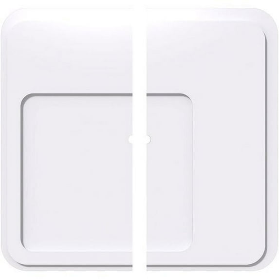 36"OD x 1"ID x 12 1/2"C x 1"P Lucan Architectural Grade PVC Contemporary Ceiling Medallion, Two Piece