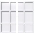 thumbnail image 1 of 36"OD x 1"ID x 12 1/2"C x 1"P Rubik Architectural Grade PVC Contemporary Ceiling Medallion, Two Piece, 1 of 11