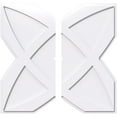 thumbnail image 1 of 36"OD x 1"ID x 12 1/2"C x 1"P Titus Architectural Grade PVC Contemporary Ceiling Medallion, Two Piece, 1 of 11
