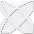 thumbnail image 1 of 36"OD x 1"ID x 12 1/2"C x 1"P Titus Architectural Grade PVC Contemporary Ceiling Medallion, 1 of 11