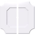 thumbnail image 1 of 36"OD x 1"ID x 21 1/2"C x 1"P Locke Architectural Grade PVC Contemporary Ceiling Medallion, Two Piece, 1 of 11