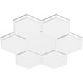 thumbnail image 1 of 36"OD x 12 1/2"C x 1"P Daisy Architectural Grade PVC Contemporary Ceiling Medallion, 1 of 1