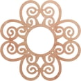 thumbnail image 1 of 36"OD x 12 1/4"ID x 3/8"T Cohen Wood Fretwork Pierced Ceiling Medallion, Cherry, 1 of 3