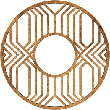 36"OD x 13 1/8"ID x 1"P Empire Architectural Grade PVC Pierced Ceiling Medallion, Antiqued Copper