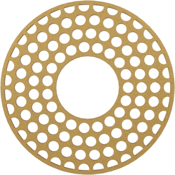 36"OD x 13 1/8"ID x 1"P Fink Architectural Grade PVC Pierced Ceiling Medallion, Gold