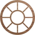 thumbnail image 1 of 36"OD x 13 1/8"ID x 3/8"T Grace Wood Fretwork Pierced Ceiling Medallion, Walnut, 1 of 3
