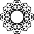 thumbnail image 1 of 36"OD x 13 3/4"ID x 1"P Reims Architectural Grade PVC Pierced Ceiling Medallion, Black, 1 of 10