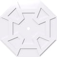 thumbnail image 1 of 36"OD x 2"ID x 12 1/2"C x 1"P Logan Architectural Grade PVC Contemporary Ceiling Medallion, 1 of 11