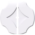 thumbnail image 1 of 36"OD x 2"ID x 12 1/2"C x 1"P Percival Architectural Grade PVC Contemporary Ceiling Medallion, Two Piece, 1 of 11