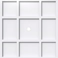 thumbnail image 1 of 36"OD x 2"ID x 12 1/2"C x 1"P Rubik Architectural Grade PVC Contemporary Ceiling Medallion, 1 of 11