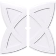 thumbnail image 1 of 36"OD x 2"ID x 13 1/2"C x 1"P Cosmo Architectural Grade PVC Contemporary Ceiling Medallion, Two Piece, 1 of 11