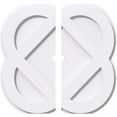 thumbnail image 1 of 36"OD x 2"ID x 14 1/4"C x 1"P Charlotte Architectural Grade PVC Contemporary Ceiling Medallion, Two Piece, 1 of 4