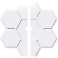 thumbnail image 1 of 36"OD x 3"ID x 12 1/2"C x 1"P Daisy Architectural Grade PVC Contemporary Ceiling Medallion, Two Piece, 1 of 4