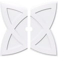 thumbnail image 1 of 36"OD x 3"ID x 13 1/2"C x 1"P Cosmo Architectural Grade PVC Contemporary Ceiling Medallion, Two Piece, 1 of 11