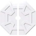 thumbnail image 1 of 36"OD x 4"ID x 12 1/2"C x 1"P Logan Architectural Grade PVC Contemporary Ceiling Medallion, Two Piece, 1 of 11