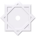 thumbnail image 1 of 36"OD x 5"ID x 20"C x 1"P Axel Architectural Grade PVC Contemporary Ceiling Medallion, 1 of 11