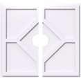 thumbnail image 1 of Embry Architectural Grade PVC Contemporary Ceiling Medallion 36"OD x 6"ID x 12 1/2"C - Two Piece, 1 of 11