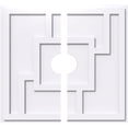 thumbnail image 1 of 36"OD x 6"ID x 12 1/2"C x 1"P Knox Architectural Grade PVC Contemporary Ceiling Medallion, Two Piece, 1 of 11