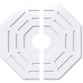 thumbnail image 1 of 36"OD x 7"ID x 14 1/4"C x 1"P Westin Architectural Grade PVC Contemporary Ceiling Medallion, Two Piece, 1 of 11