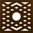 thumbnail image 1 of 36"OD x 9 3/8"ID x 1"P Chevron Architectural Grade PVC Pierced Ceiling Medallion, Copper, 1 of 10