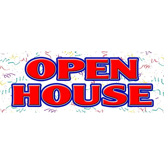 36" OPEN HOUSE DECAL sticker for sale broker apartment home house real estate