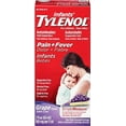 thumbnail image 1 of 36 PACKS : Infants' Tylenol Pain Reliever-Fever Reducer, Oral Suspension, Grape Flavor 2 Fluid Ounce, 1 of 8