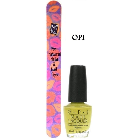 36 PACKS : OPI Nail Lacquer FIERCELY FIONA NL B94 (15 ML/0.5 FL. OZ.) REGULAR SIZE BOTTLE NOT MINI BOTTLE (Free Nail File From fetish for Natural Nails And Nail Tips WASHABLE)
