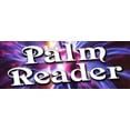 thumbnail image 1 of 36" PALM READER DECAL sticker fortune teller crystal ball future mystic hand, 1 of 1