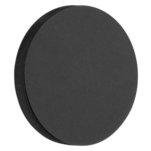 36 PCS Black Circle Cutouts Paper 6 Inch Round Cutouts for DIY Crafts