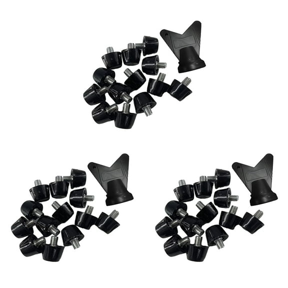 36 PCS Football Boot Spikes Professional Soccer Boot Cleats M5 Replacement Studs with Wrench Track Shoes Spikes 7mm