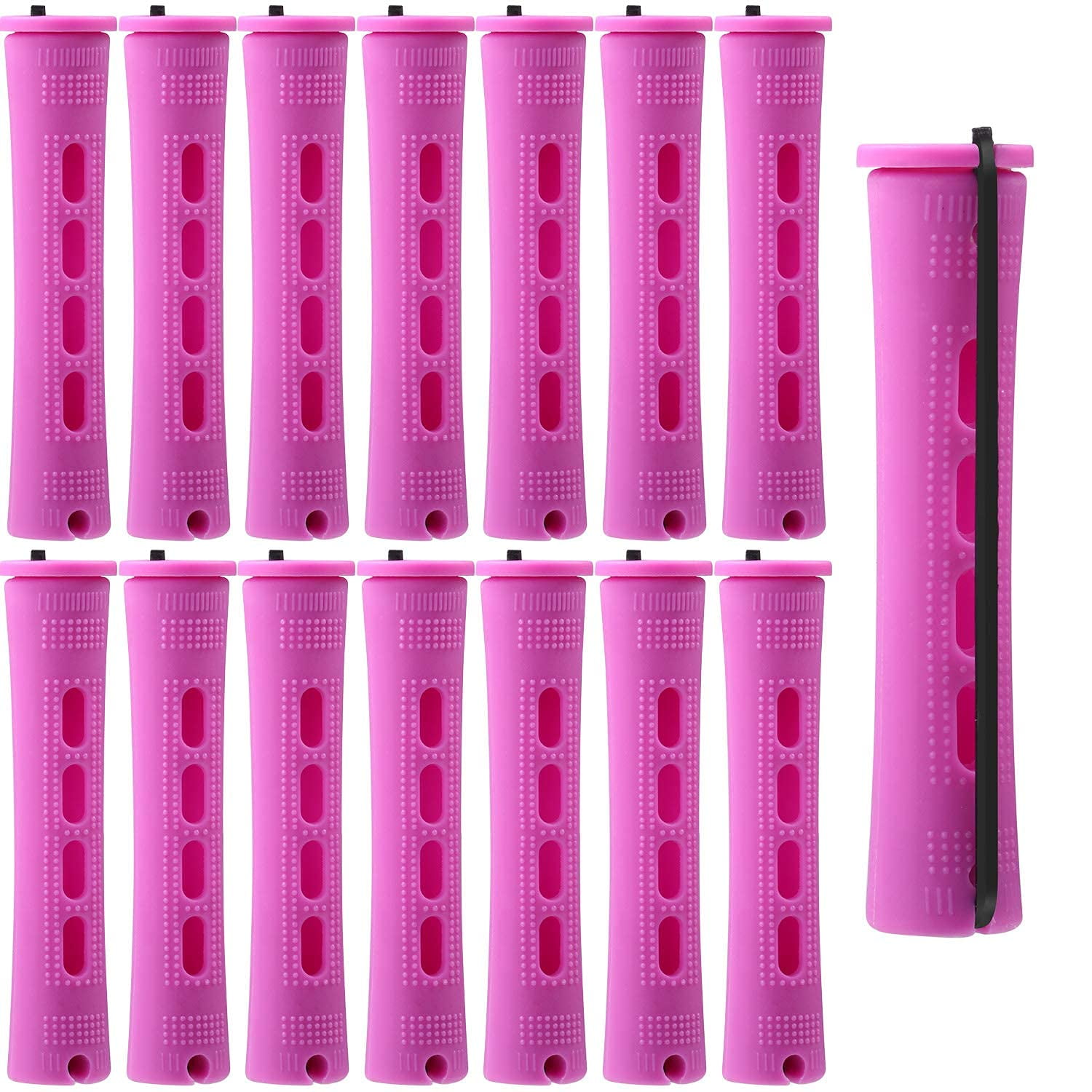 36 PCS Perm Rods for Hair,Plastic Cold Wave Rods with Lid for Salon