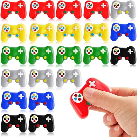 36 PCS Video Game Birthday Party Favors Gamer Squishy Toy Video Game Controller Shaped Stress Relief Toys for Goodie Bag Classroom Prizes Birthday Party Supplies