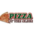 thumbnail image 1 of 36" PIZZA by the SLICE DECAL sticker shop new, 1 of 1