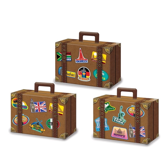 36 Pack Bulk Luggage Party Favor Boxes