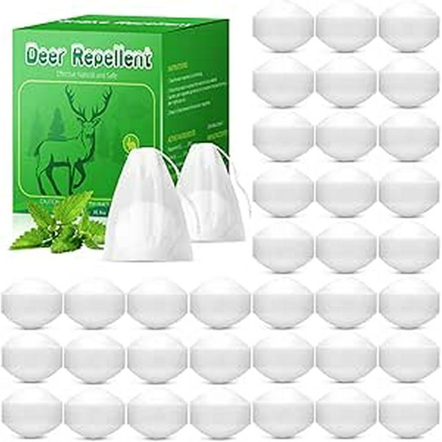 36 Pack Deer Repellent Natural Deer Repellent for Plant, Deer