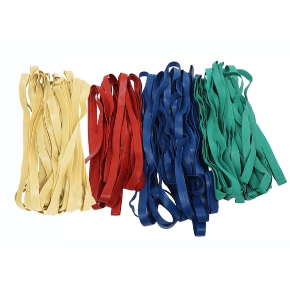 36 Pack Large Rubber Moving Bands - Includes 48 Mover Rubber Bands (Set of 12 pcs Each), 25", 30", 36" and 42" for Moving Pallets, Blankets, Packing, Boxes, Furniture